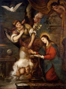 Annunciation by Jose Antolinez
