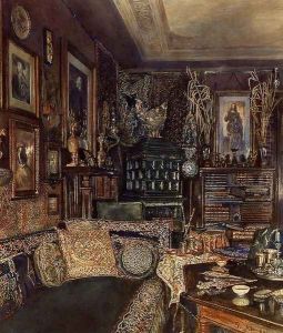 The Office of Count Lanckoronski, Vienna by Rudolf Ritter von Alt
