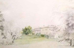 Razumovsky Palace by Rudolf Ritter von Alt