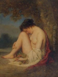 Baigneuse by Octave Tassaert