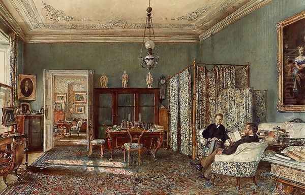 The Morning Room of the Palais Lanckoronski, Vienna - view 1