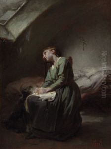 The Abandoned Girl by Octave Tassaert