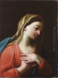 Vierge A L'enfant by Jean Tassel