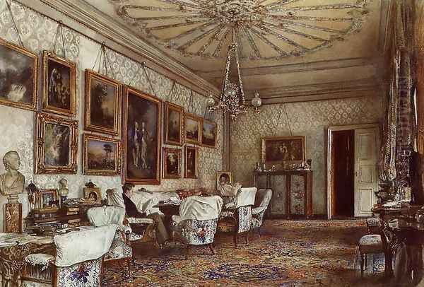 Interior of the Palais Lanckoronski, Vienna - view 1
