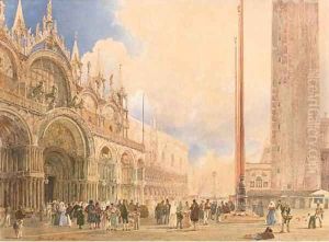 Chiesa di San Marco, Venice by Rudolf Ritter von Alt