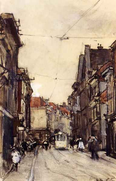A Busy Street, The Hague - view 1