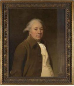 Portrait Of Joseph Wright Of Derby by William Tate
