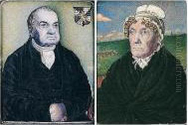 Portrait Of William William; Portrait Of Mrs William William - view 1