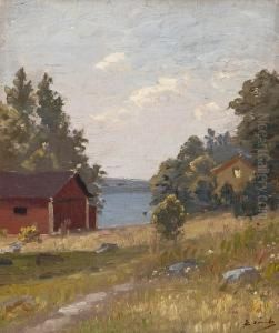 A House By The Lake by Eugen Taube