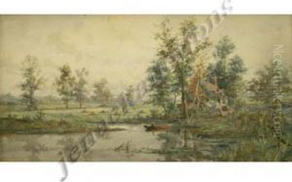 Panoramiclandscape With Farm - view 1