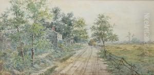 Landscape With Cottage by Adrien Aime Taunay