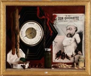 Trompe-l""oeil Au Barometre by A. Taupin