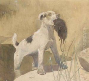 Country dog by Cecil Charles Aldin