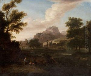 Paysage Aux Ruines. by Carlo Antonio Tavella, Il Solfarola