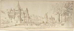 Three Sketchbook Sheets: Views Of Haarlem
