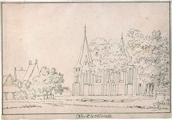 View Of The Church At Almelo - view 1