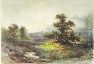 Farms At Materborn by Johannes Tavenraat