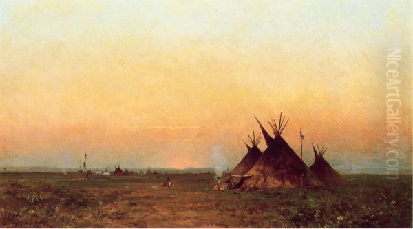 Indian Encampment - view 1