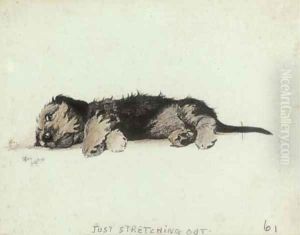 Just stretching out by Cecil Charles Aldin