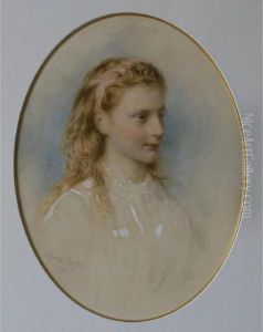 Portrait Of A Young Lady by Edward Tayler