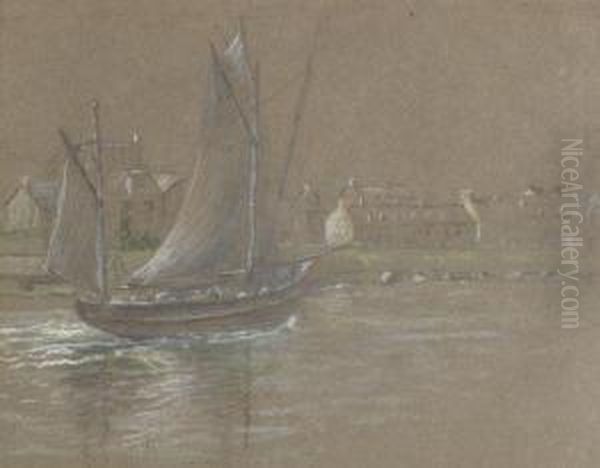 Harbour Scene, Brittany - view 1