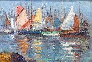 Harbour, Brittany by C.Samuel Taylor