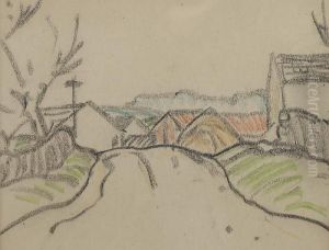 Arran Cottages by Ernest Archibald Taylor