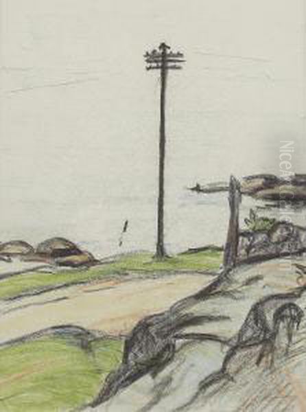 Telegraph Pole, Arran - view 1