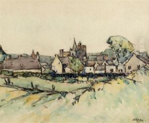 Cottages by Ernest Archibald Taylor