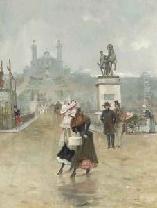 Ladies crossing the Street