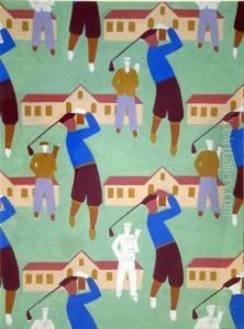 Design For Golfing Wallpaper by Horace Taylor