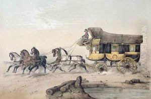 The Stage Coach by Victor Adam