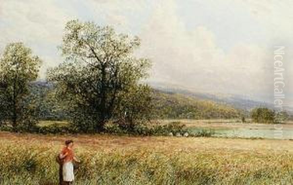 A Woman In A Summer Meadow - view 1
