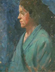 Portrait Of A Woman by Samuel Connolly Taylor