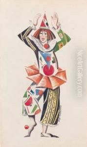 Aquarelle Et Gouache Sur Papier, Signee En Bas A Droite. by Serge Tchekhov