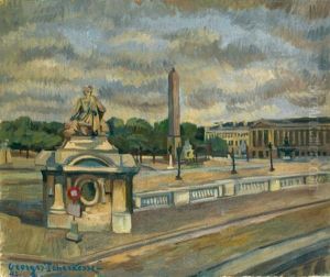 Place De La Concorde by Georges Tcherkessof