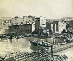 Port Du Sud De La France by Georges Tcherkessof