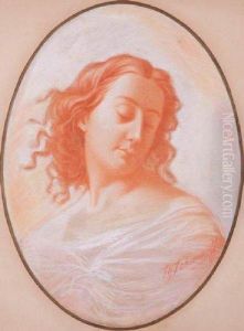 Portrait De Femme by Theodore Tchoumakoff