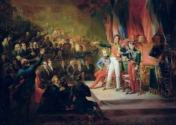 The Swearing-In of Louis-Philippe - view 1