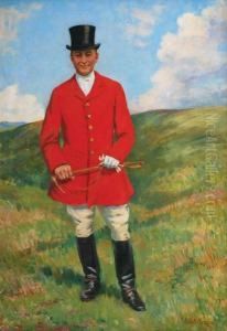 Portrait Of Roger Teague by Violet H. Evangeline Teague