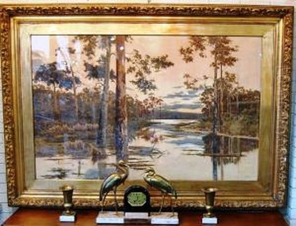 Importantearly Australian River Gum Landscape - view 1