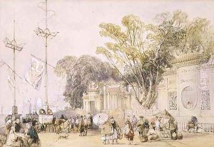 The Temple, Macao, c.1850 by Thomas Allom