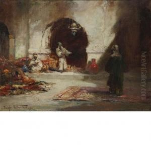 North African Rug Merchant by Douglas Arthur Teed