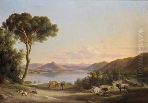 An Italian Lake Landscape