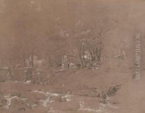 Il Ponte Del Diavolo Ai Bagni Di Lucca by Lievine Teerlink