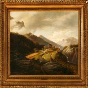 A Shepherd Ina Southern Landscape