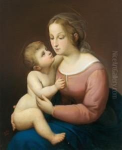 Madonna Mit Kind by Karl Teibler