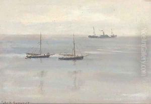 A grey day by James Aumonier
