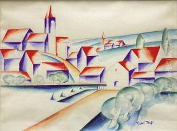 Village, Vers 1920 - view 1