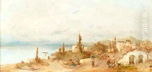 Am Wege nach Bassano in the Italian campagna by Robert Alott